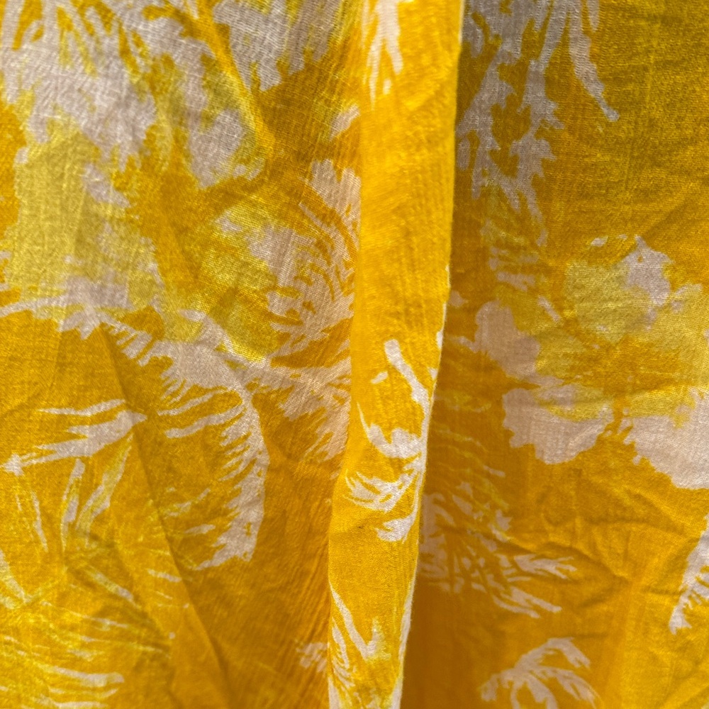 Marigold Yellow Floral Halter Maxi Dress - Picture 3 of 6